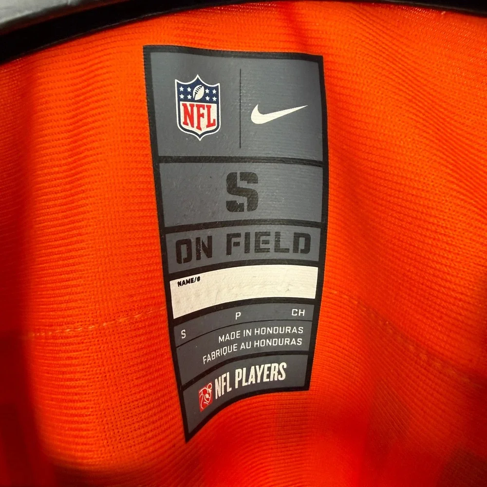 NEW Nike Denver Broncos Courtland Sutton 14 NFL Jersey Mens S Orange On Field